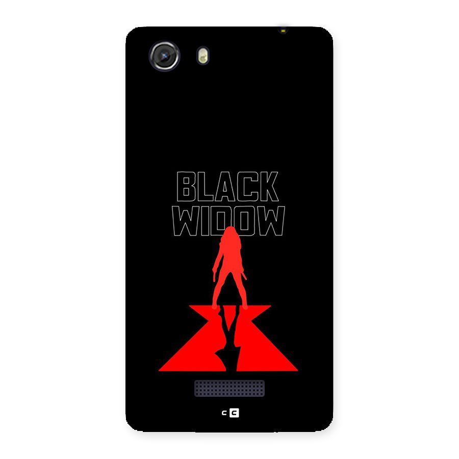 Black Widow Back Case for Unite 3