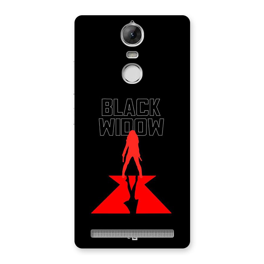 Black Widow Back Case for Vibe K5 Note