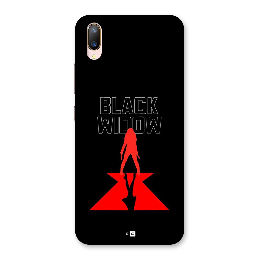 Black Widow Back Case for Vivo V11 Pro