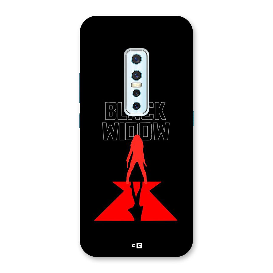 Black Widow Back Case for Vivo V17 Pro