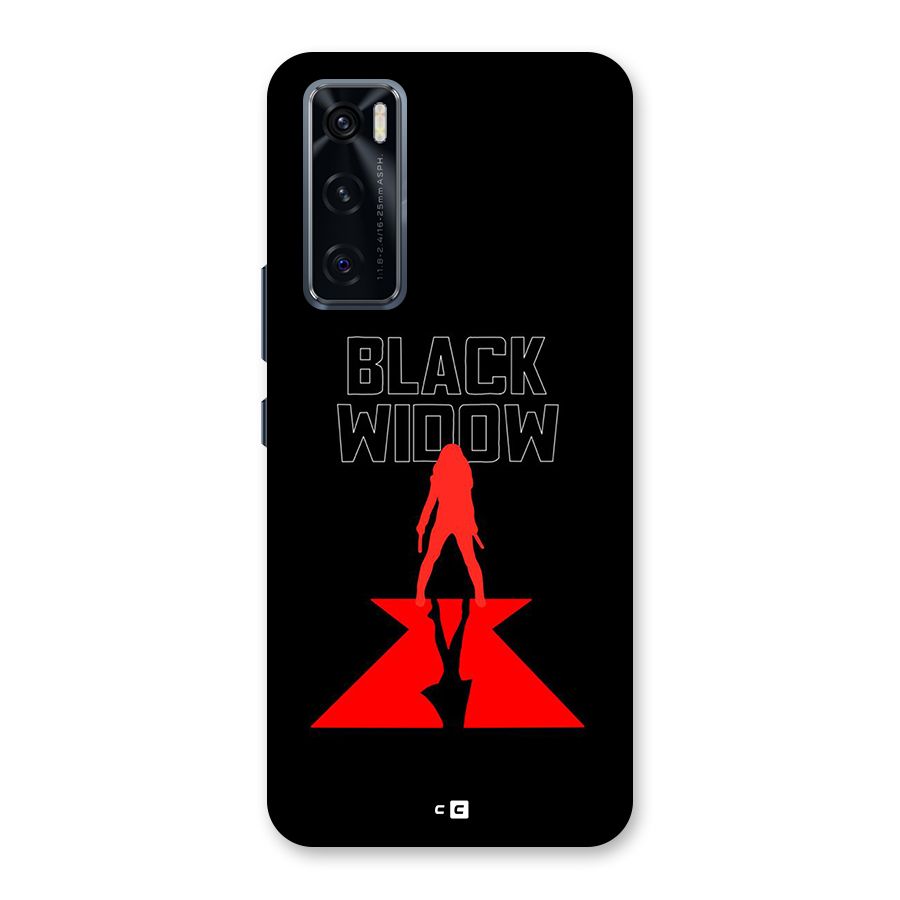 Black Widow Back Case for Vivo V20 SE