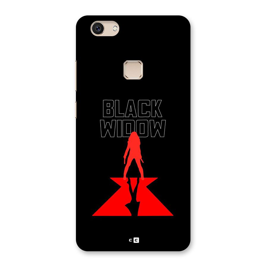 Black Widow Back Case for Vivo V7
