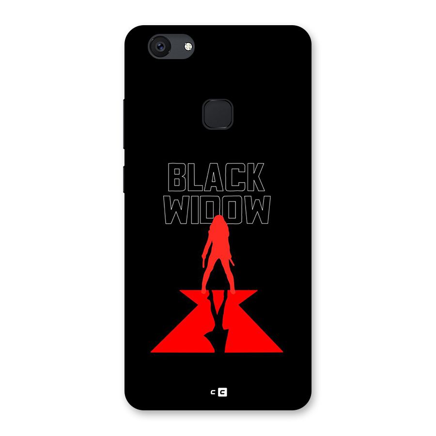 Black Widow Back Case for Vivo V7 Plus
