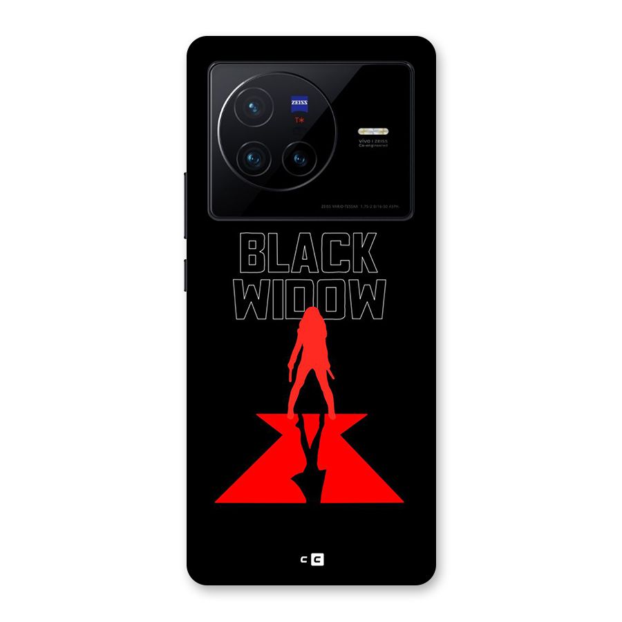Black Widow Back Case for Vivo X80