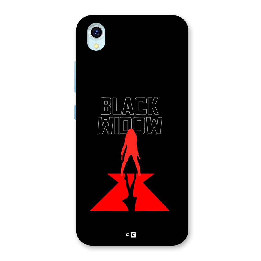 Black Widow Back Case for Vivo Y1s