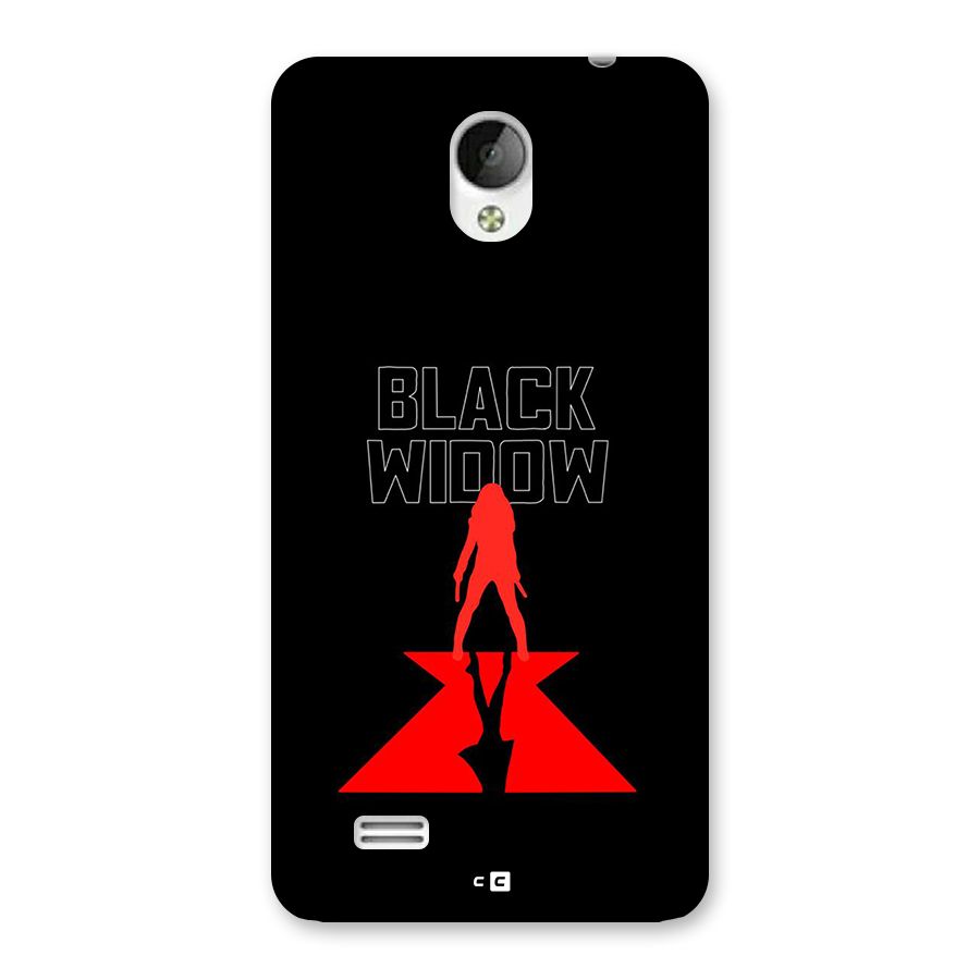 Black Widow Back Case for Vivo Y21