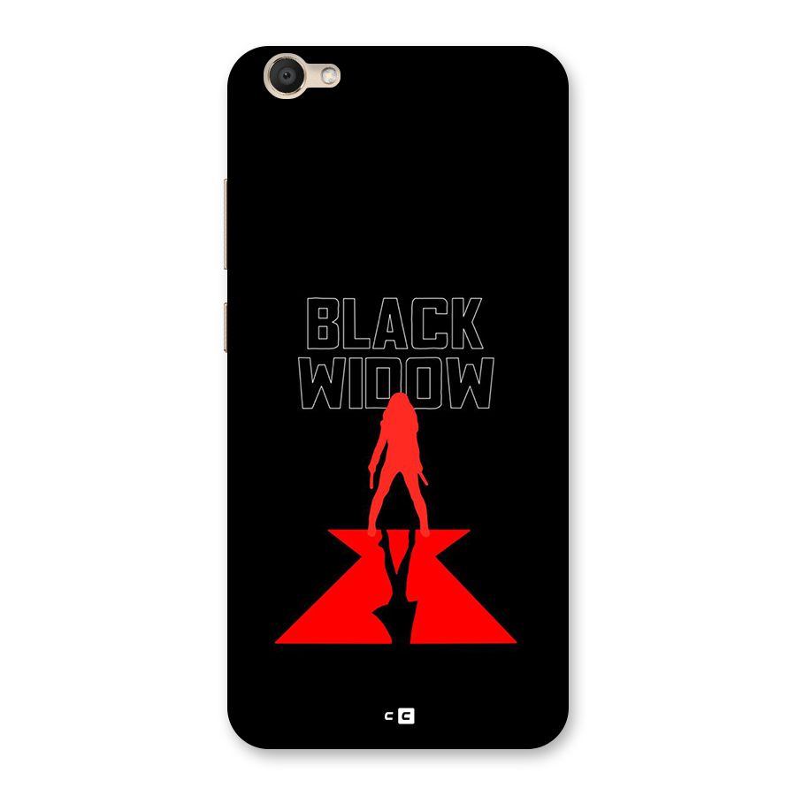 Black Widow Back Case for Vivo Y67