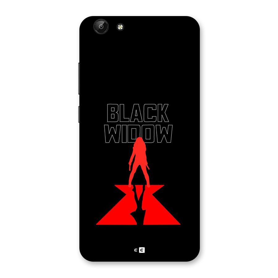 Black Widow Back Case for Vivo Y69