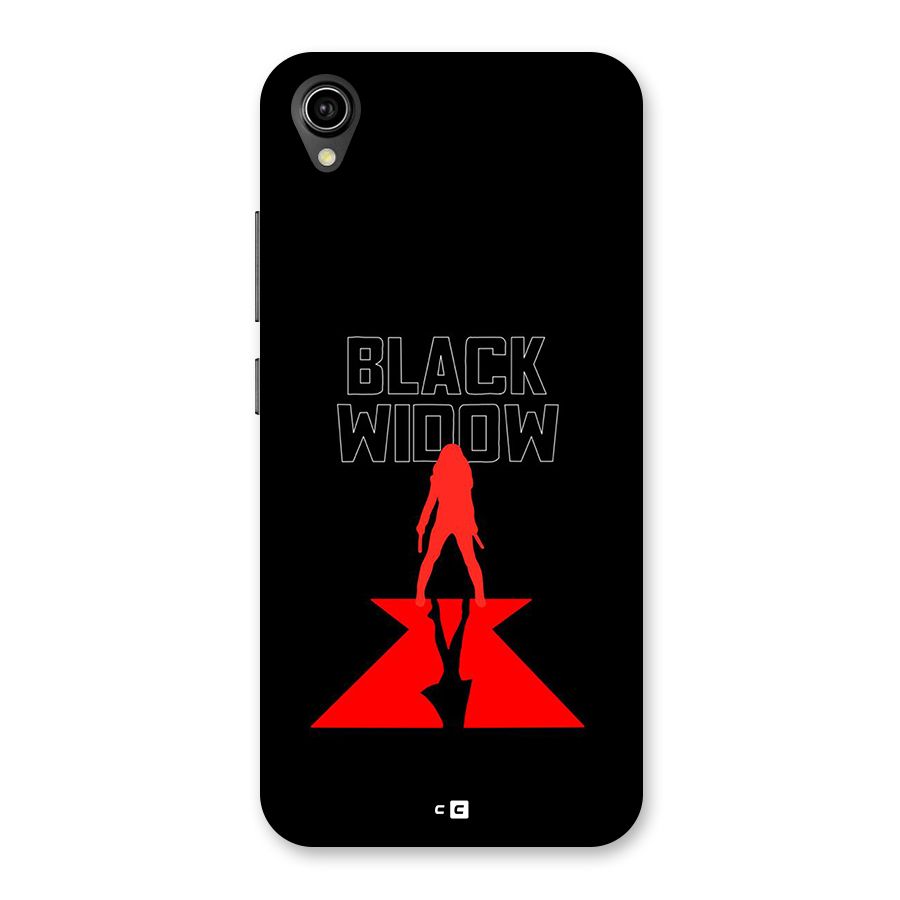 Black Widow Back Case for Vivo Y90