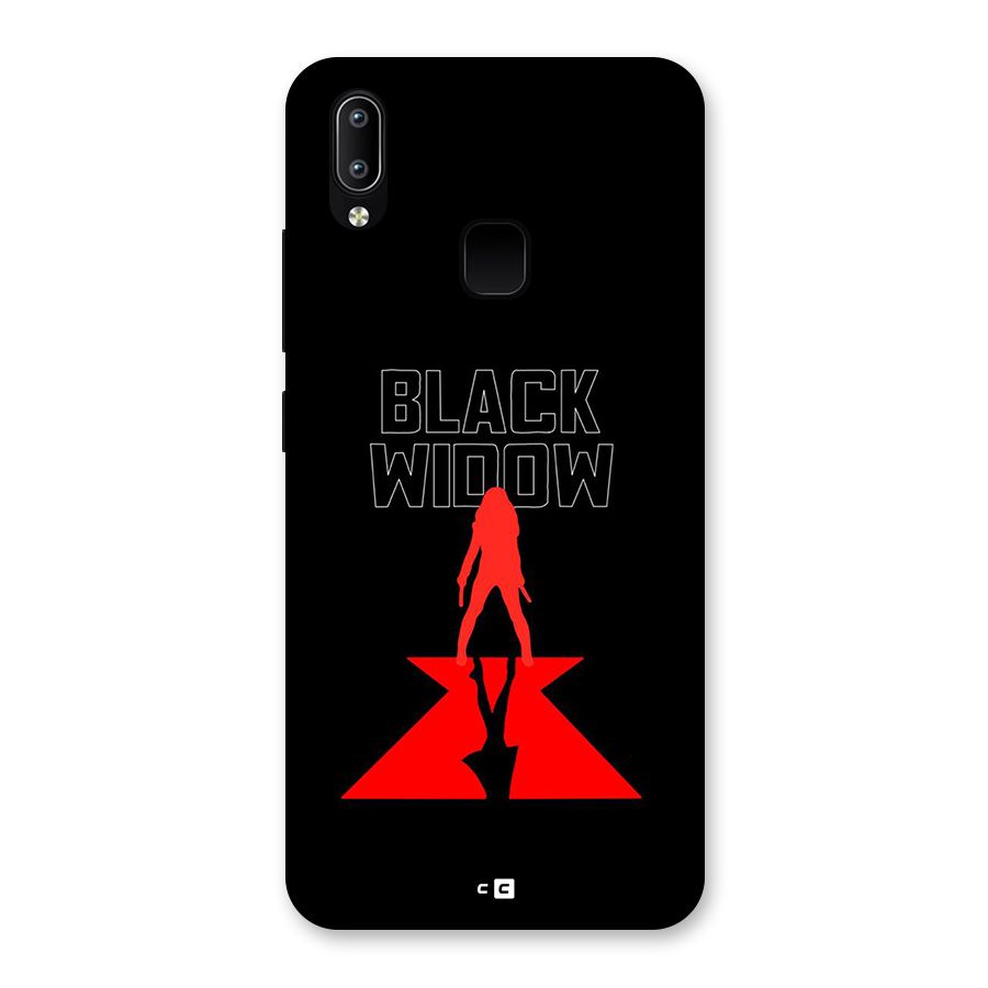 Black Widow Back Case for Vivo Y93