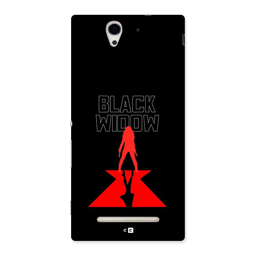 Black Widow Back Case for Xperia C3