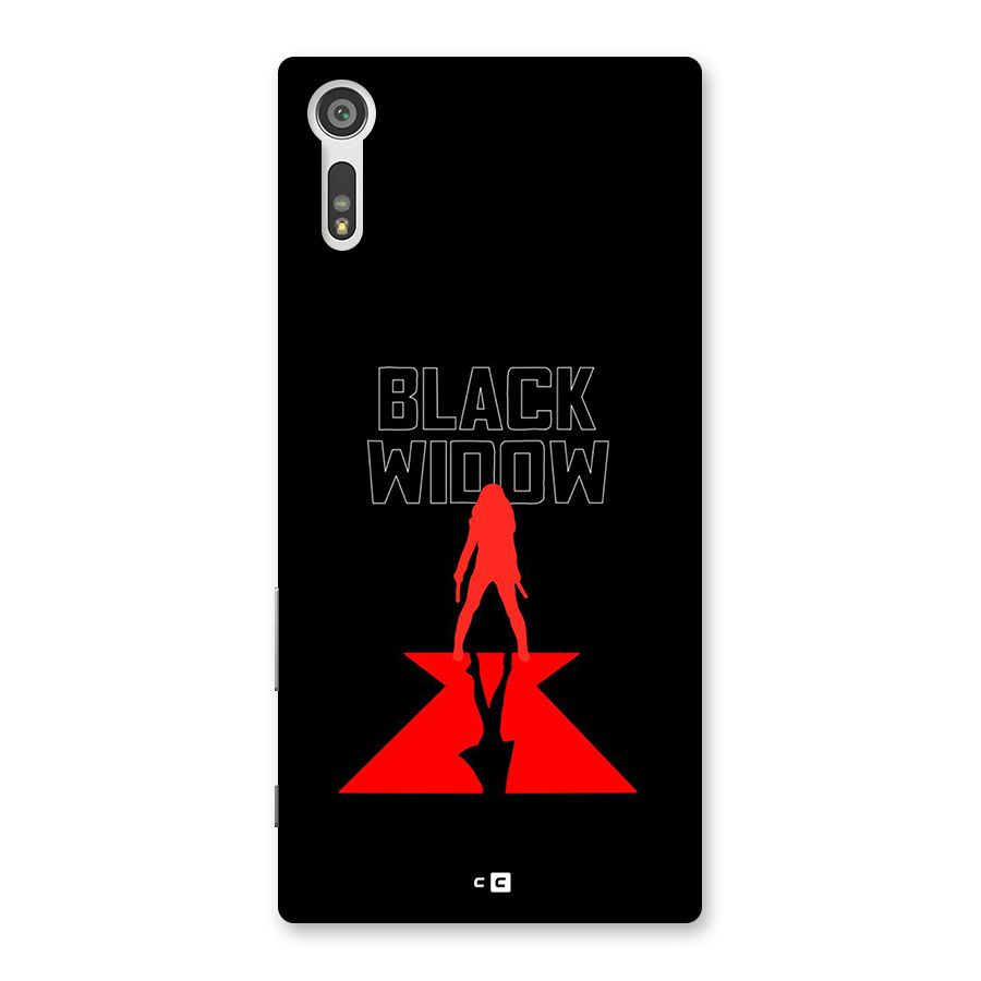 Black Widow Back Case for Xperia XZ