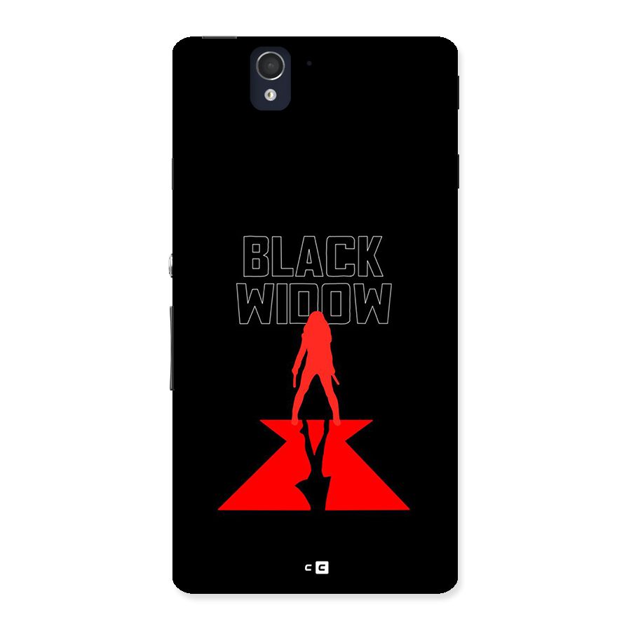 Black Widow Back Case for Xperia Z
