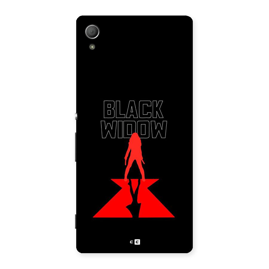 Black Widow Back Case for Xperia Z3 Plus