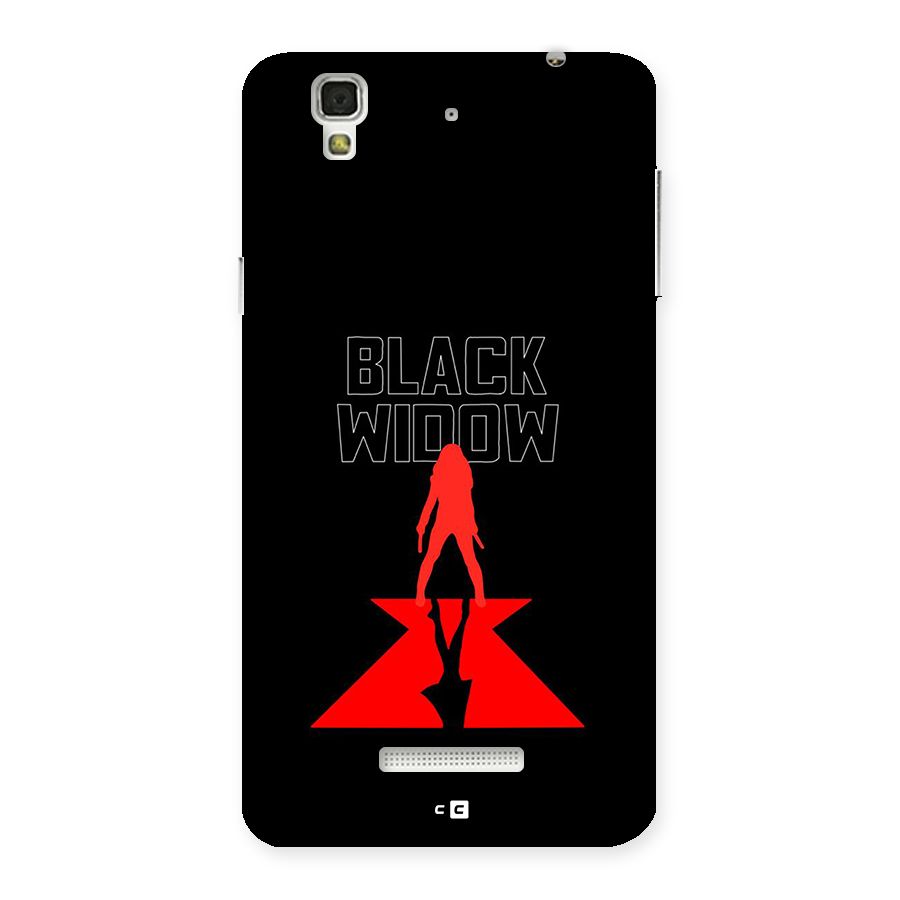 Black Widow Back Case for YU Yureka Plus