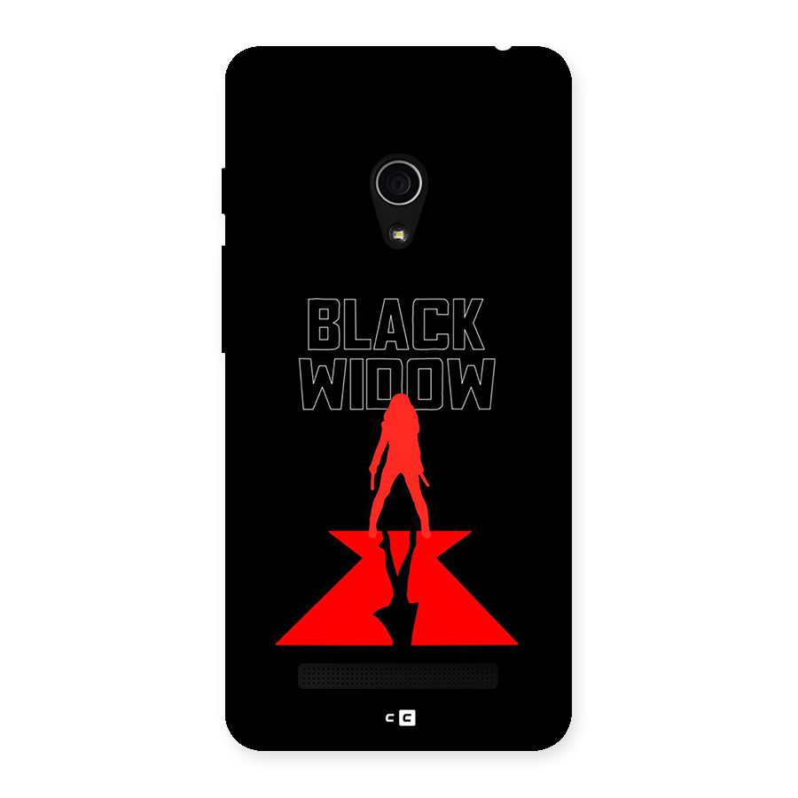 Black Widow Back Case for Zenfone 5