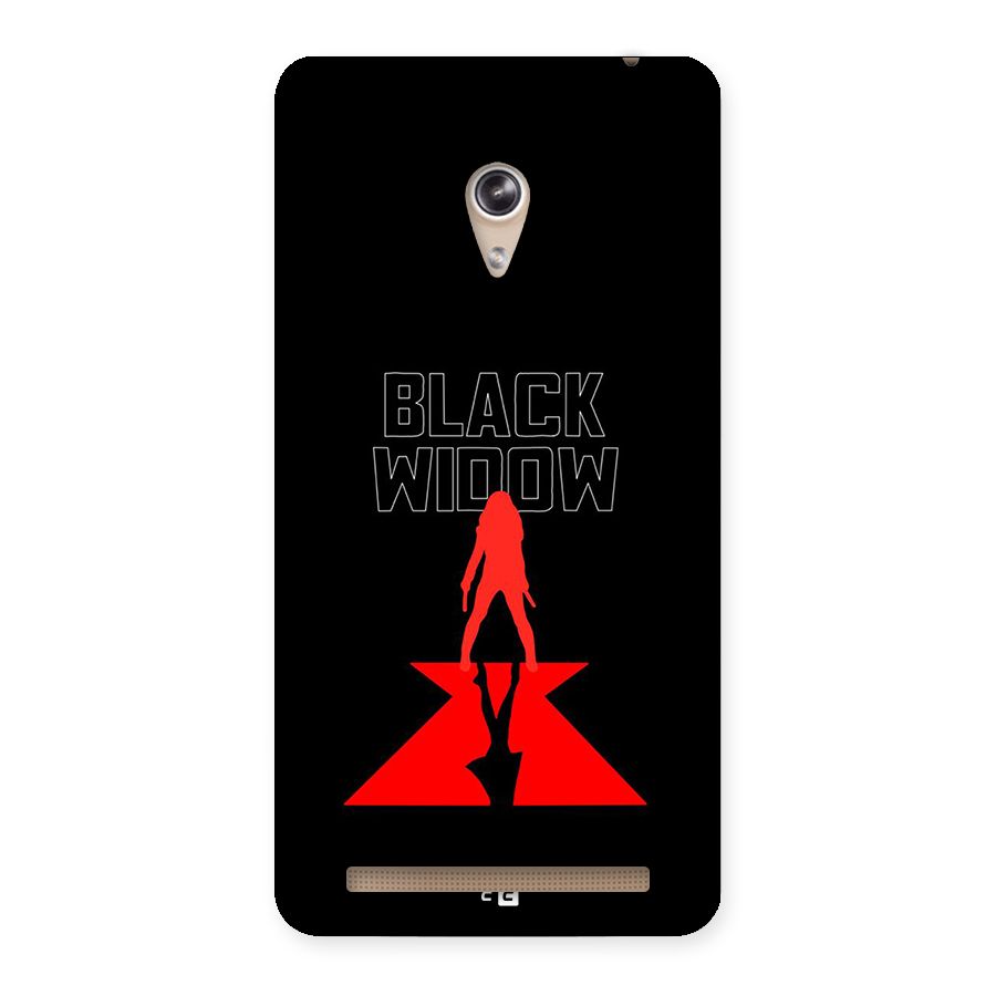 Black Widow Back Case for Zenfone 6