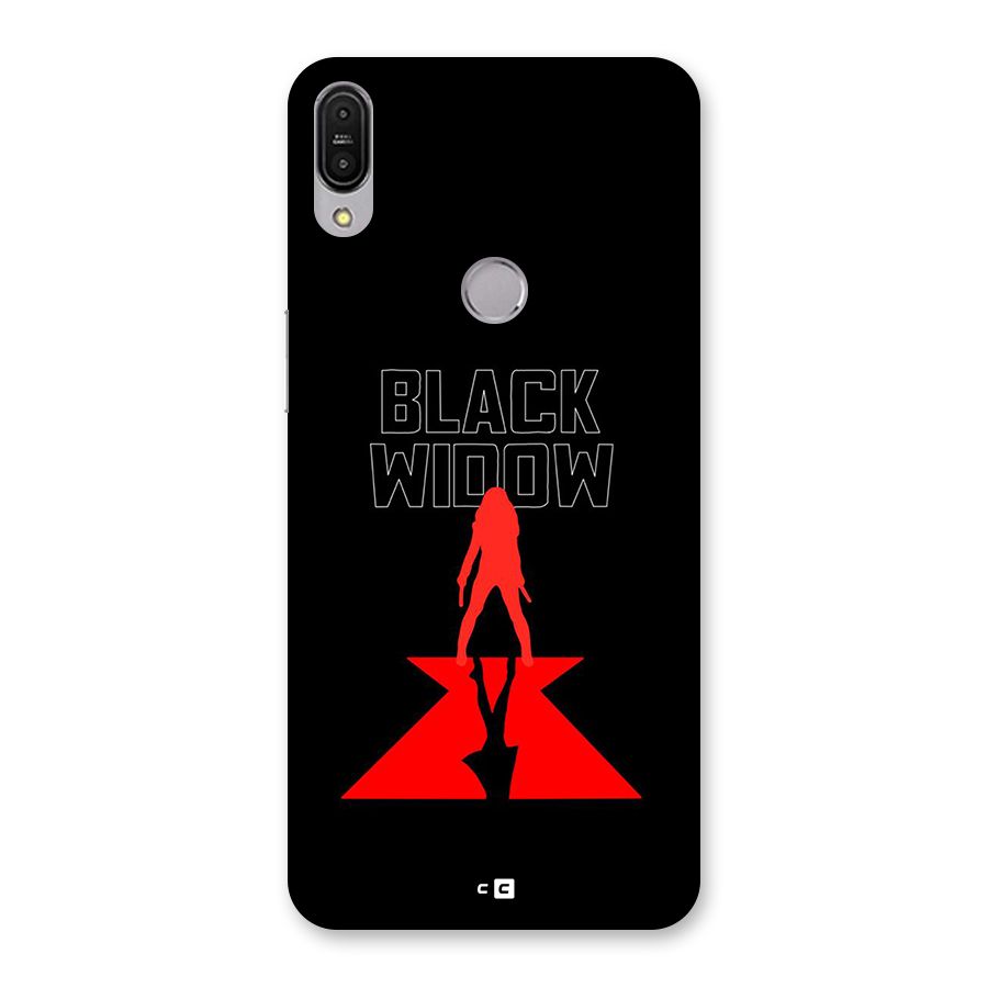 Black Widow Back Case for Zenfone Max Pro M1