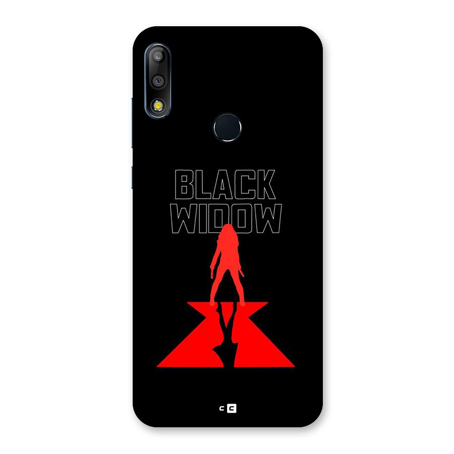 Black Widow Back Case for Zenfone Max Pro M2