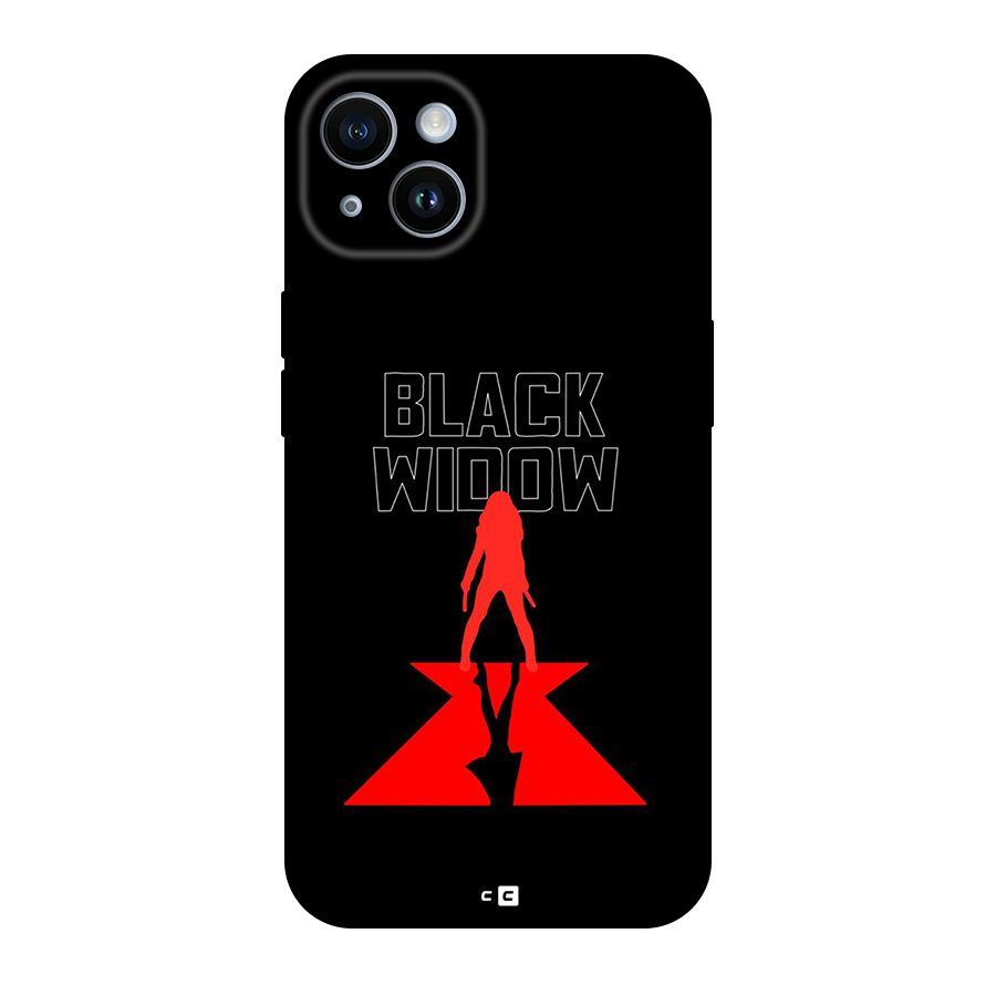 Black Widow Back Case for iPhone 14