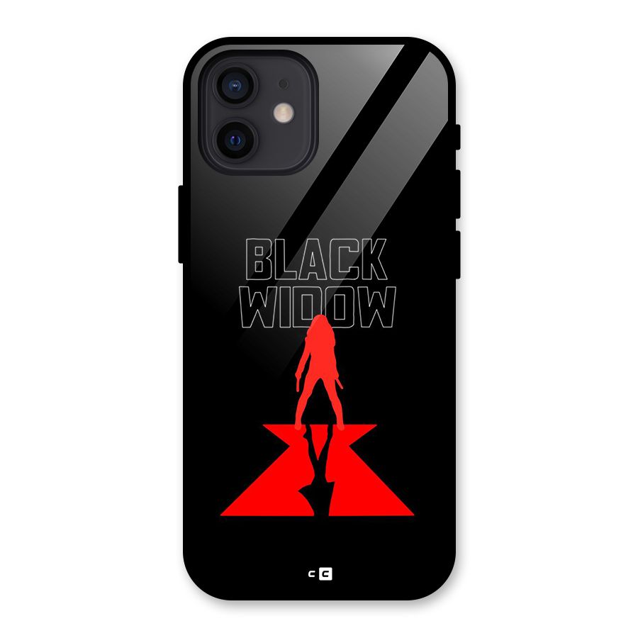 Black Widow Back Case for iPhone 12