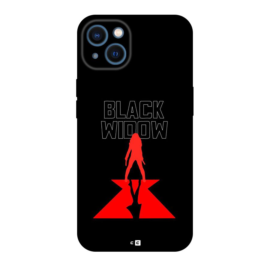 Black Widow Back Case for iPhone 13