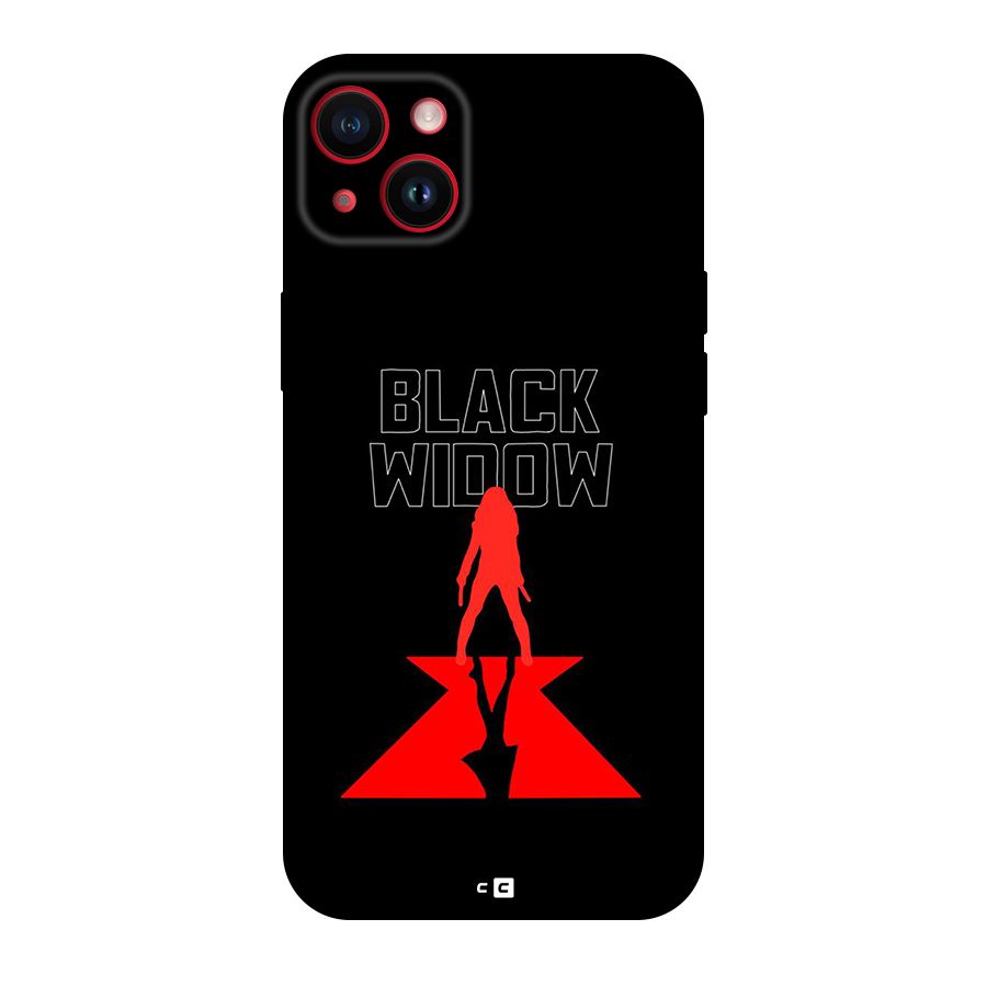Black Widow Back Case for iPhone 14 Plus