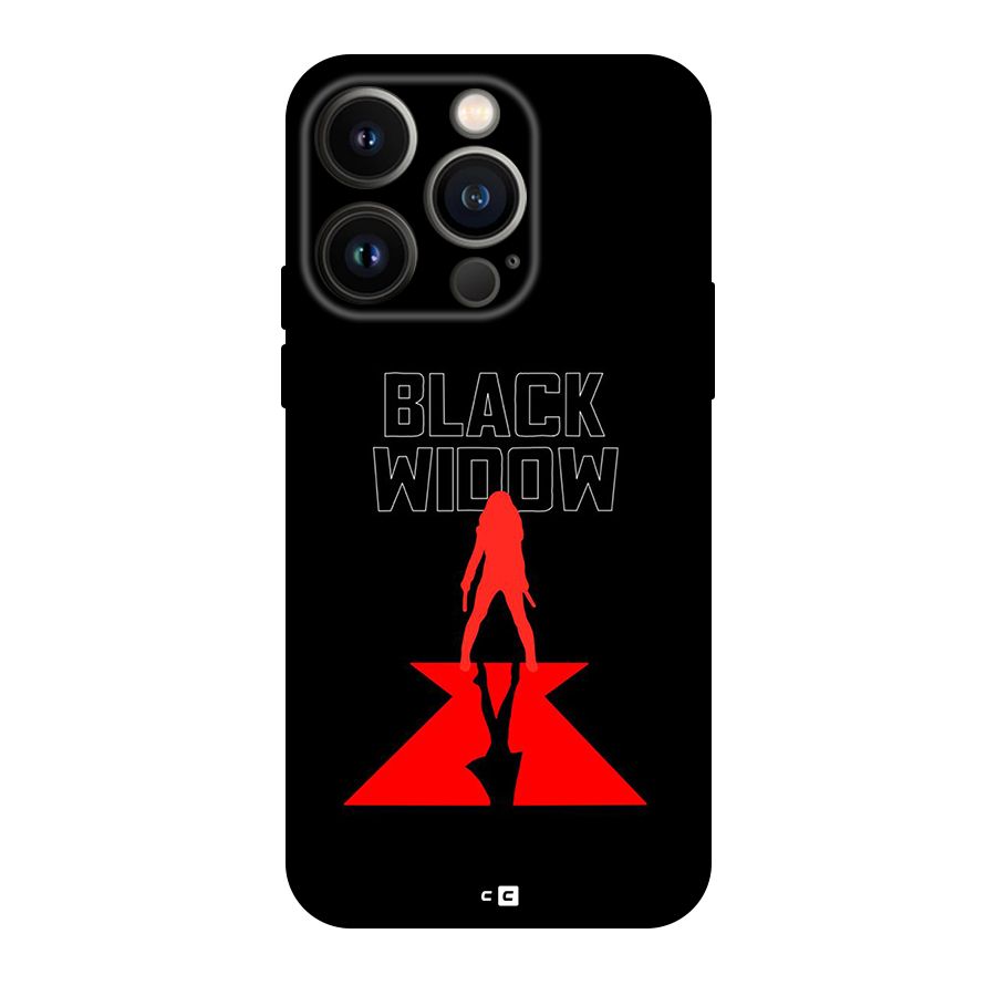Black Widow Back Case for iPhone 14 Pro