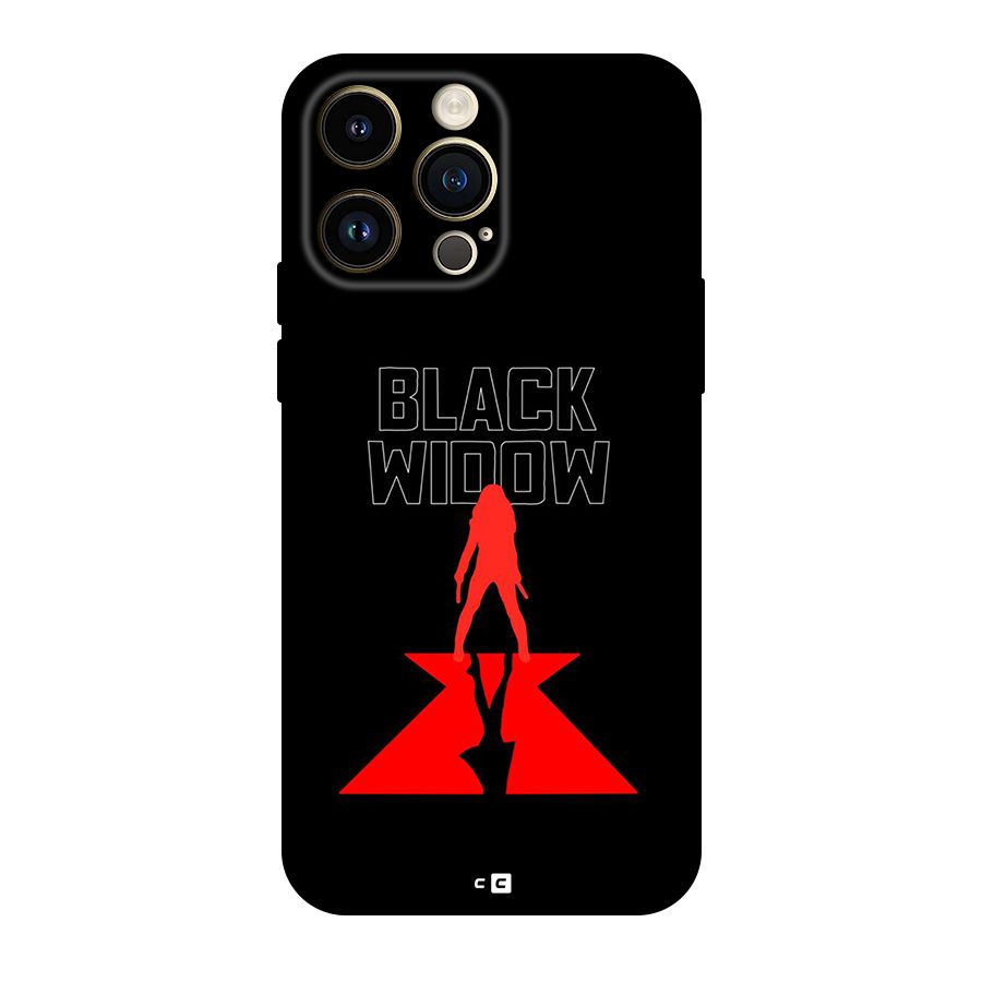 Black Widow Back Case for iPhone 14 Pro Max
