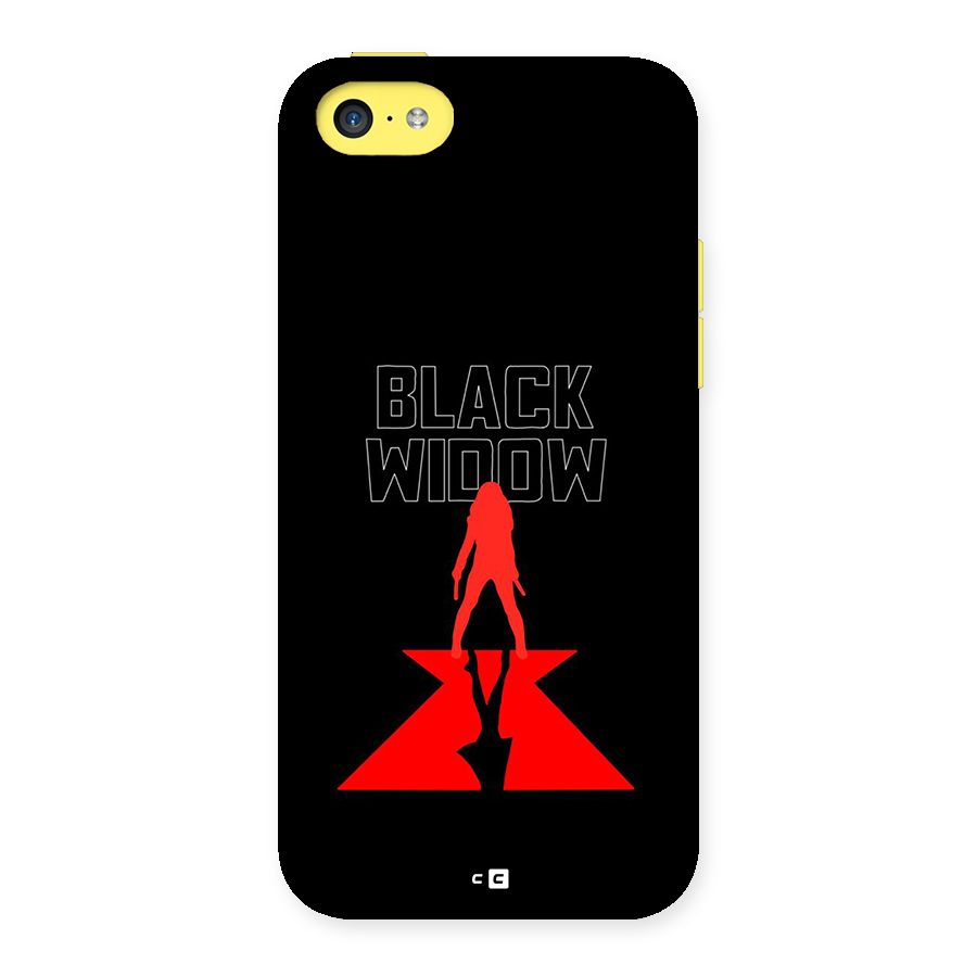 Black Widow Back Case for iPhone 5C
