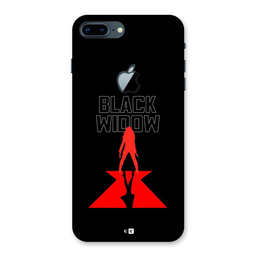 Black Widow Back Case for iPhone 7 Plus Apple Cut