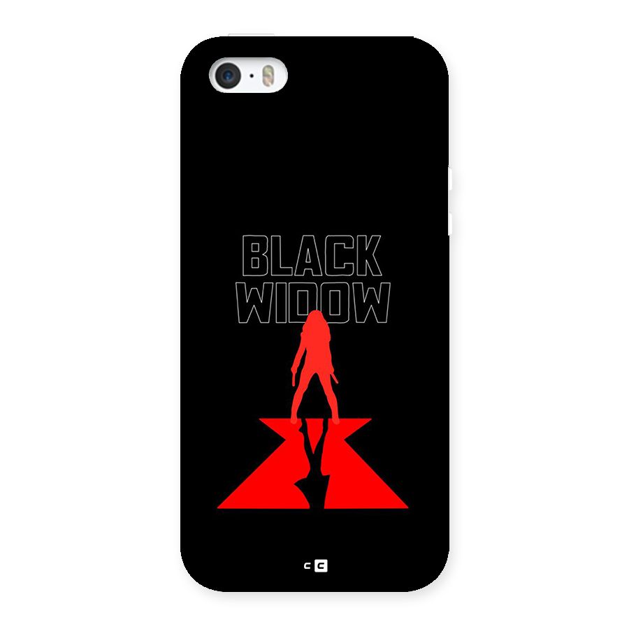 Black Widow Back Case for iPhone SE 2016