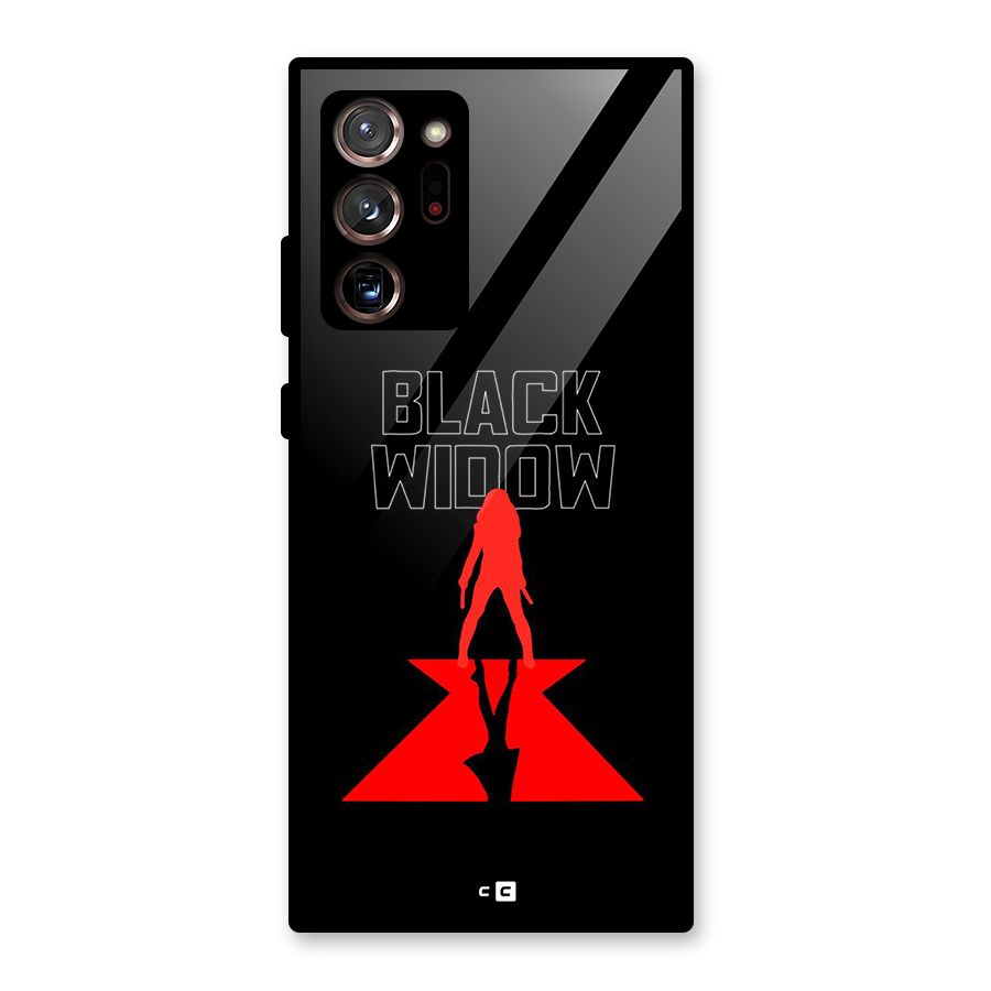 Black Widow Glass Back Case for Galaxy Note 20 Ultra 5G