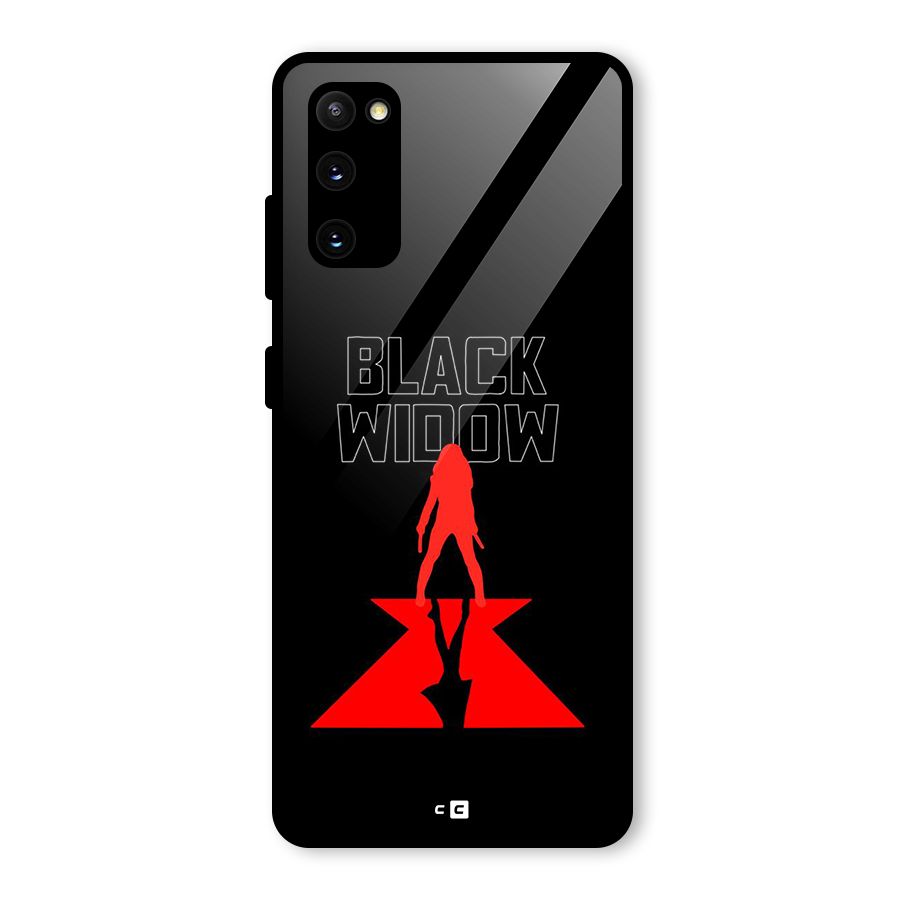 Black Widow Glass Back Case for Galaxy S20 FE 5G