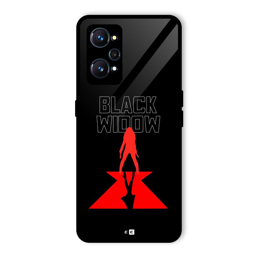 Black Widow Glass Back Case for Realme GT Neo2