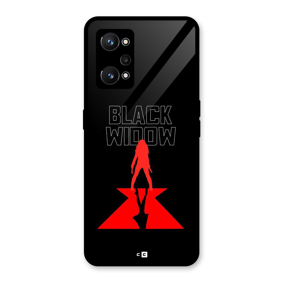 Black Widow Glass Back Case for Realme GT Neo 3T
