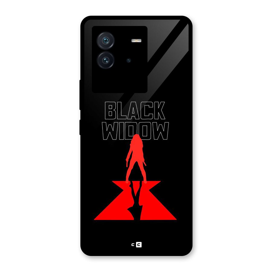 Black Widow Glass Back Case for Vivo iQOO Neo 6 5G