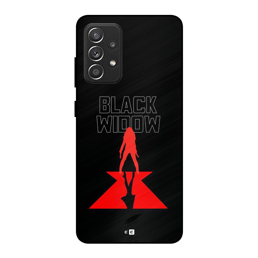 Black Widow Metal Back Case for Galaxy A52s 5G