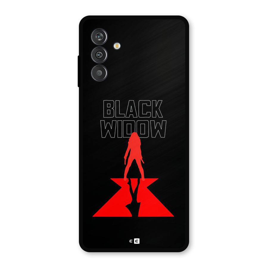 Black Widow Metal Back Case for Galaxy F13