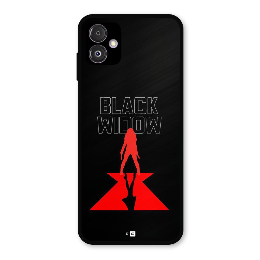 Black Widow Metal Back Case for Galaxy F14