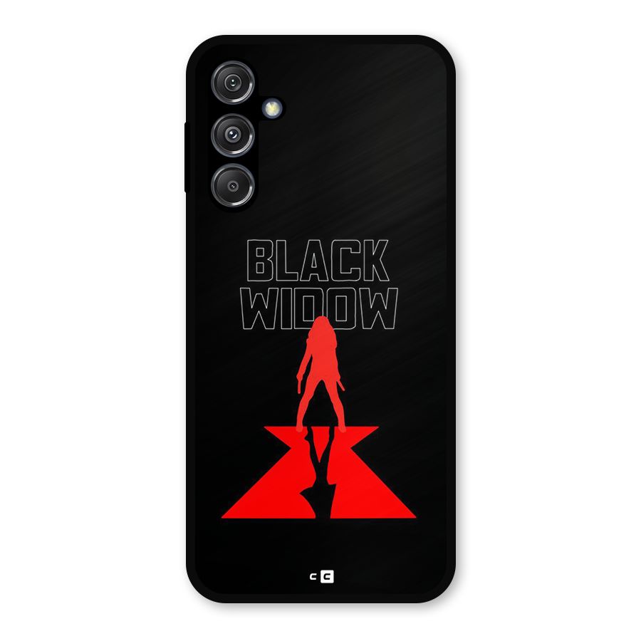Black Widow Metal Back Case for Galaxy M34 5G