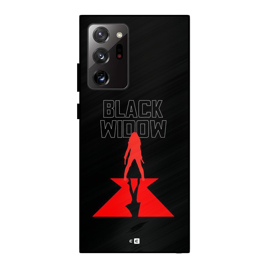 Black Widow Metal Back Case for Galaxy Note 20 Ultra 5G