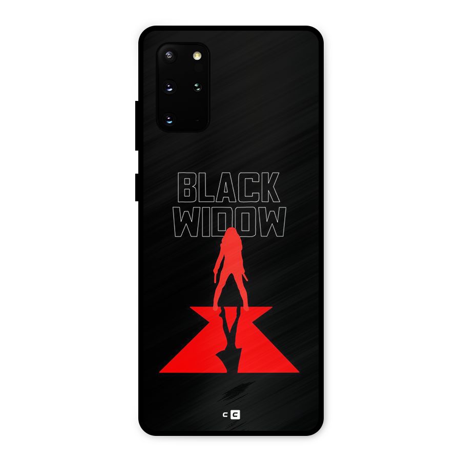 Black Widow Metal Back Case for Galaxy S20 Plus
