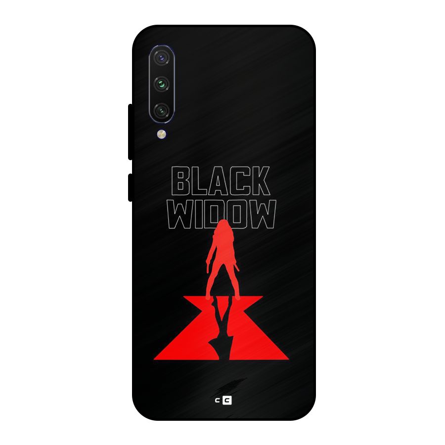 Black Widow Metal Back Case for Mi A3