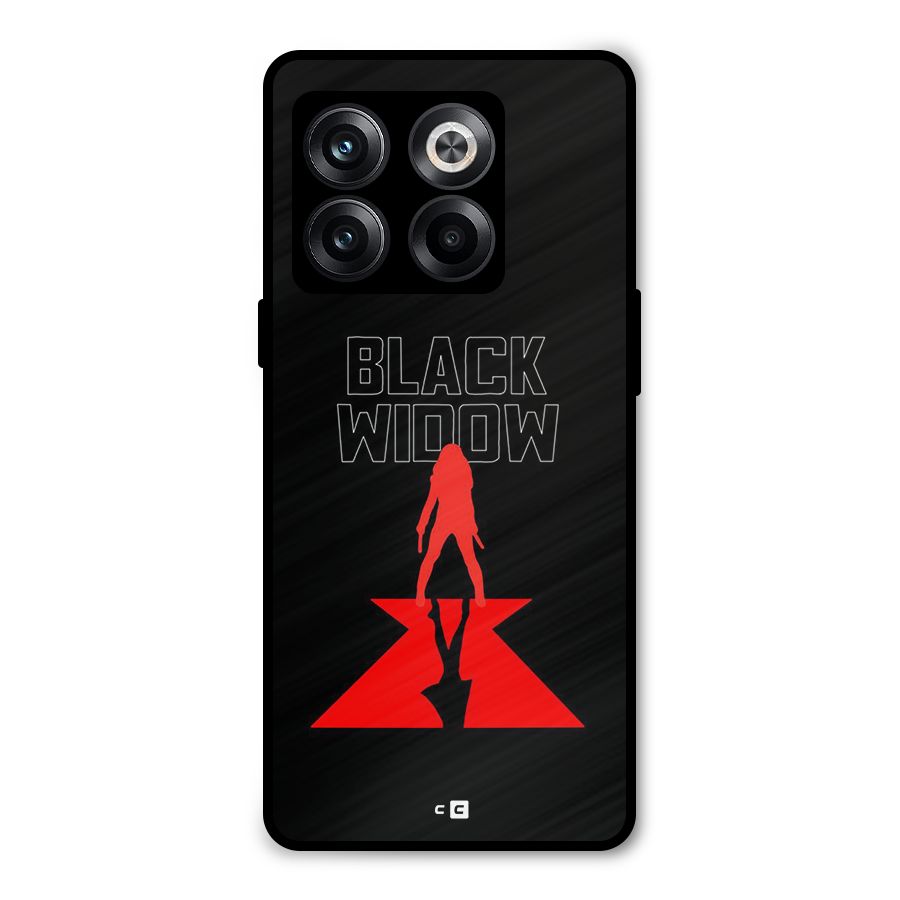 Black Widow Metal Back Case for OnePlus 10T