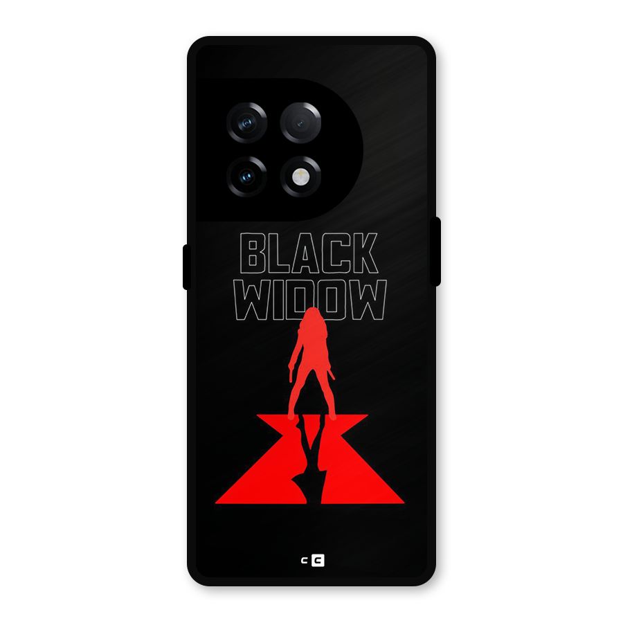 Black Widow Metal Back Case for OnePlus 11R