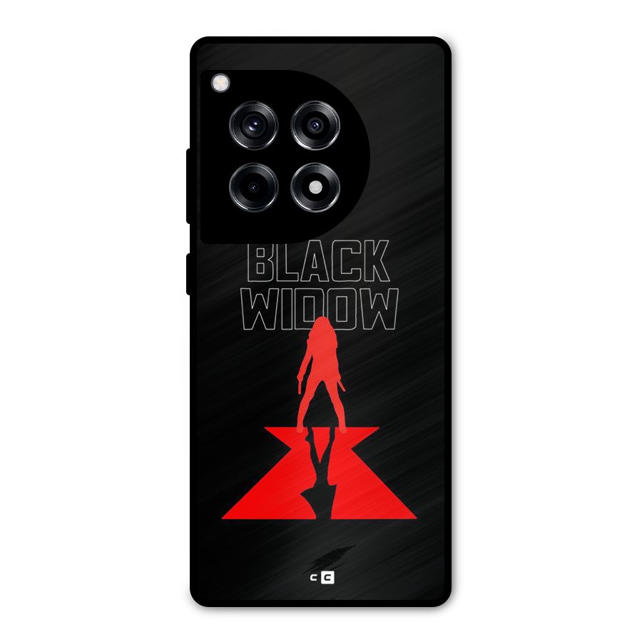 Black Widow Metal Back Case for OnePlus 12R