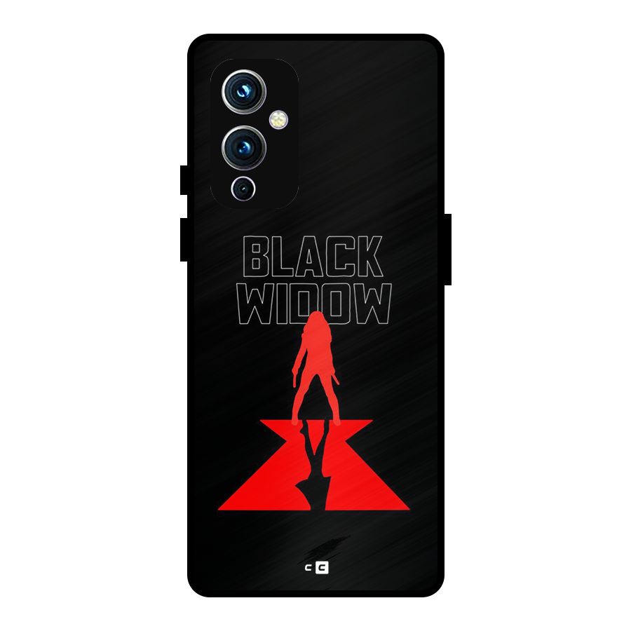 Black Widow Metal Back Case for OnePlus 9