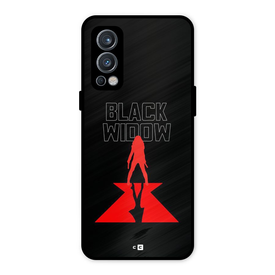 Black Widow Metal Back Case for OnePlus Nord 2 5G