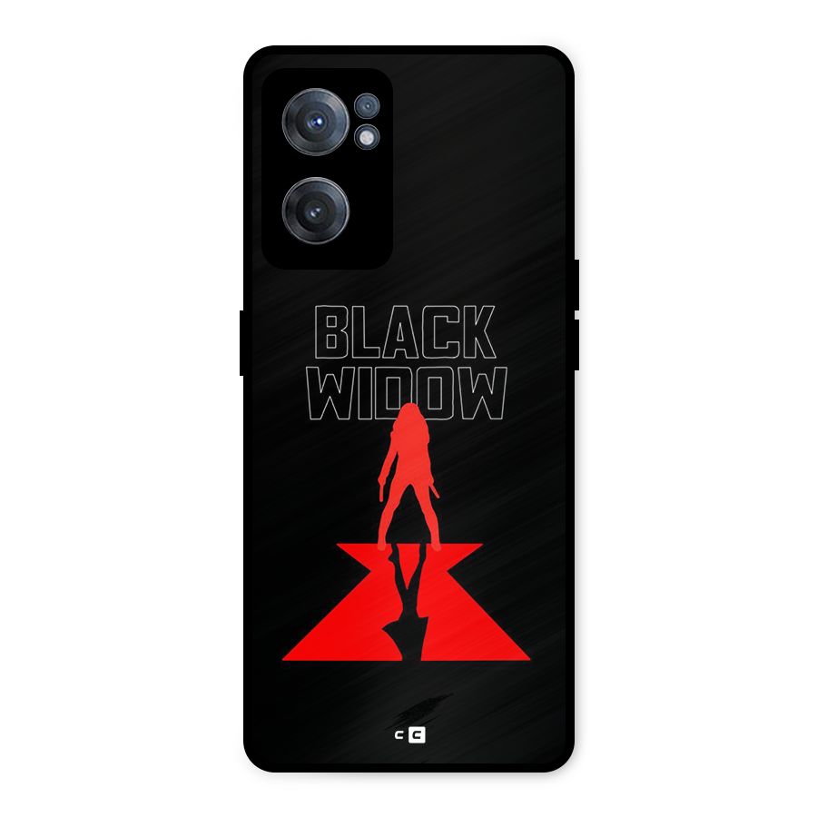 Black Widow Metal Back Case for OnePlus Nord CE 2 5G